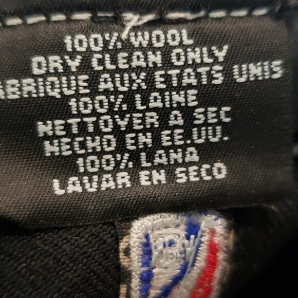 NBA Original 76er cap hat size 6 3/4 (53.9cm) black hat  with 76er logo embr - Picture 9 of 9